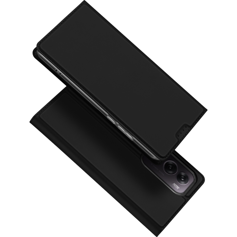 Etui z klapką Dux Ducis Skin Pro do Oppo Reno12 Pro, czarne